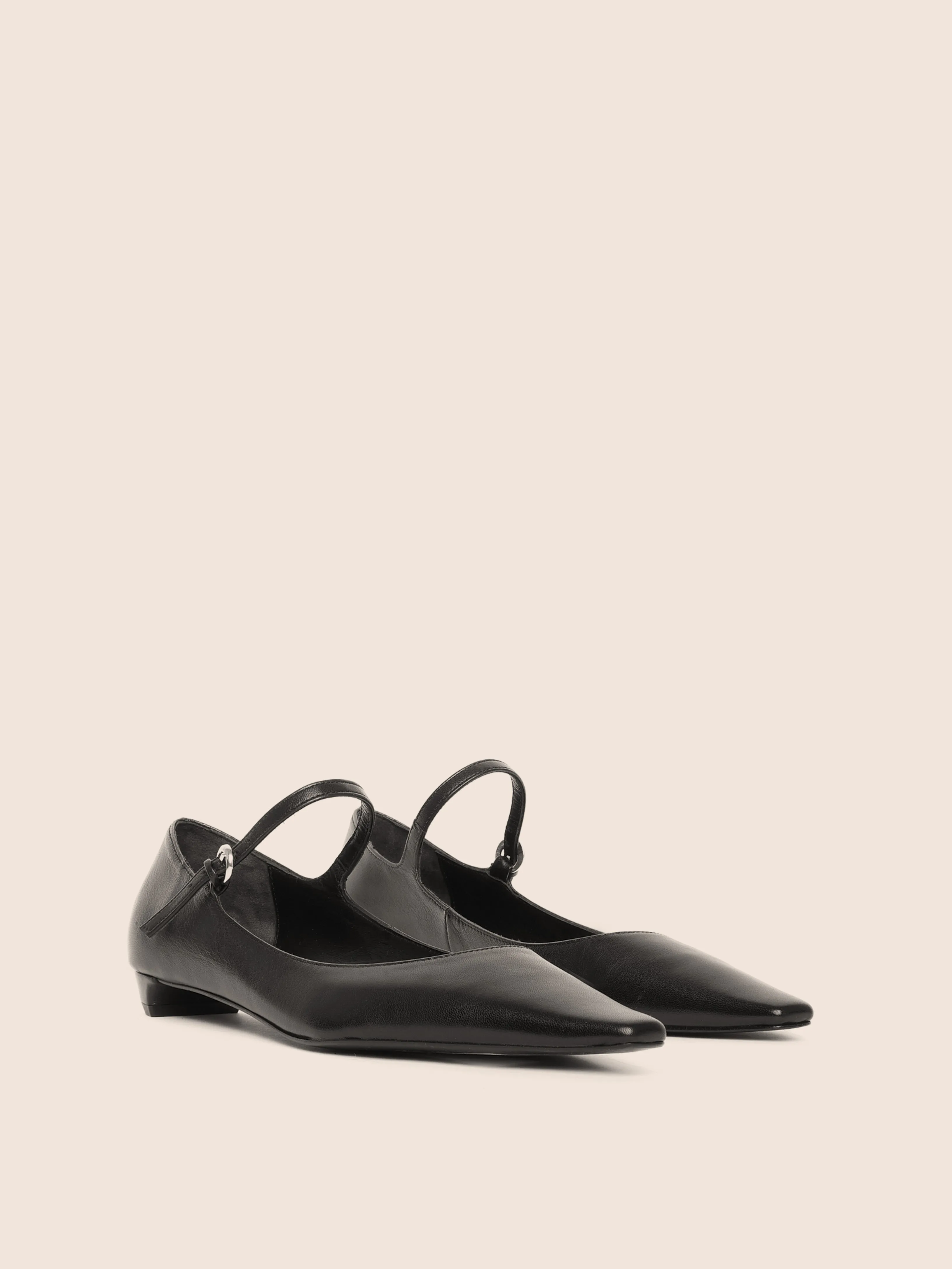 Muriel Black Ballerina Simple Step Water Resistant