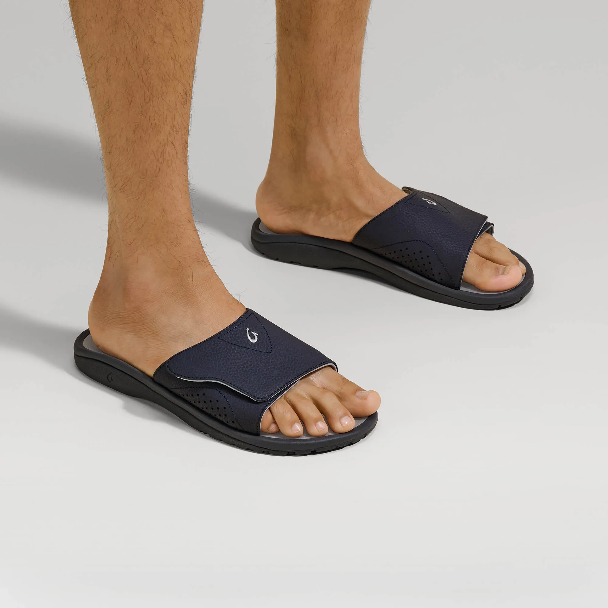 Nalu Slide - Trench Blue / Charcoal Padded
