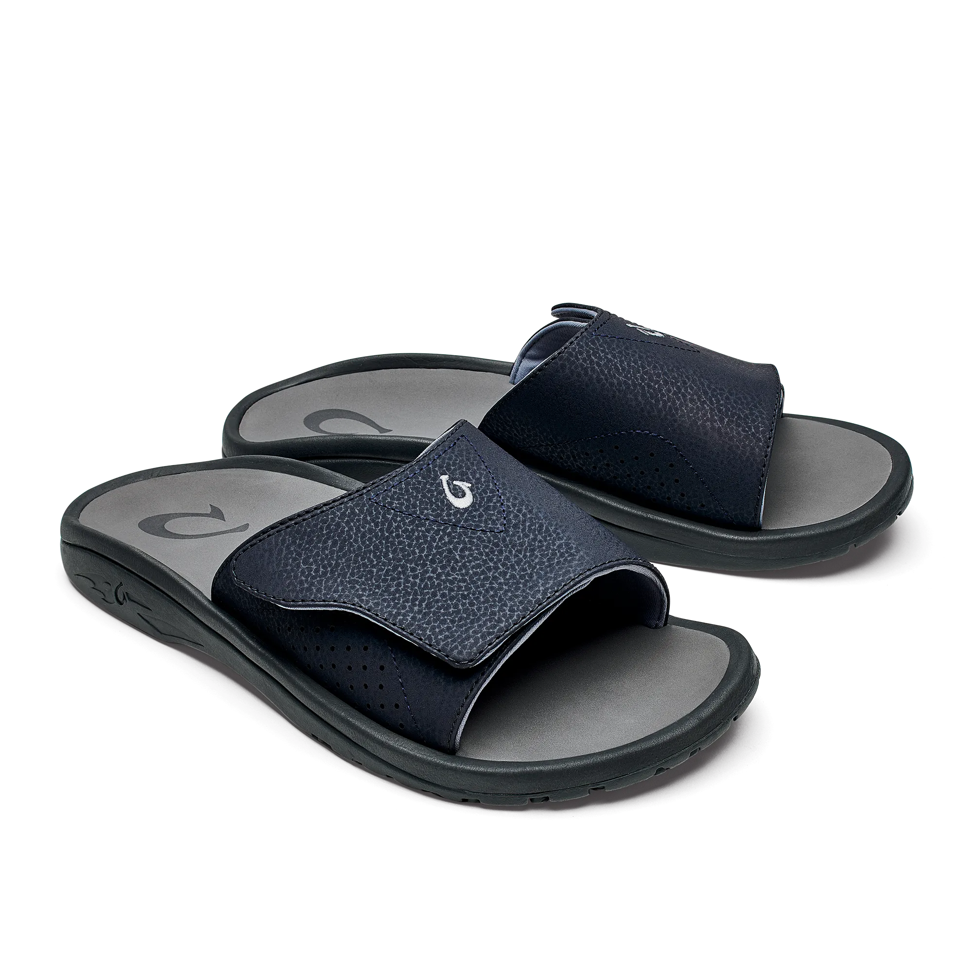 Sleek Flip-flops Dynamic flex Nalu Slide - Trench Blue / Charcoal