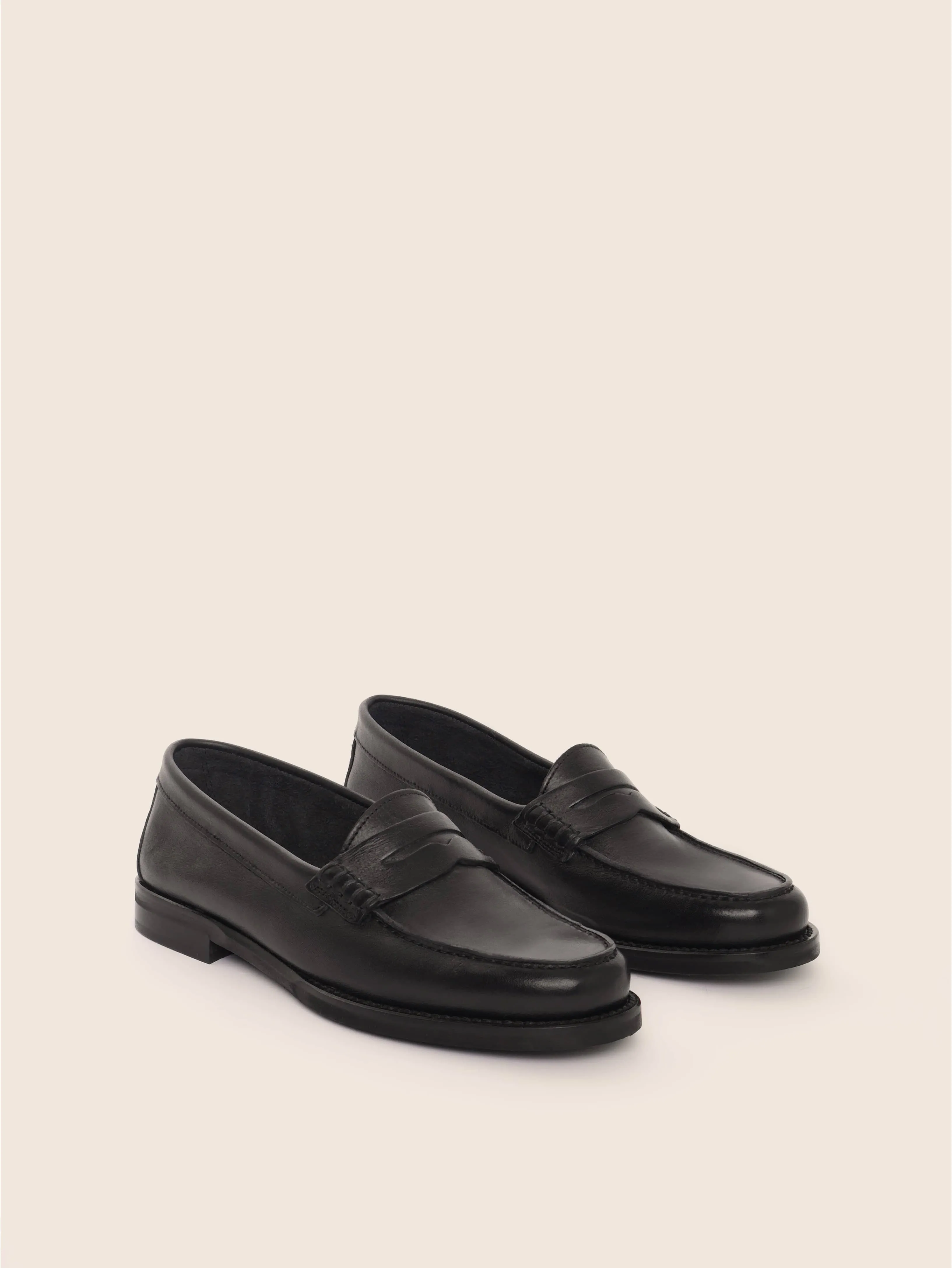 Napoli Black Loafer Preppy Tone
