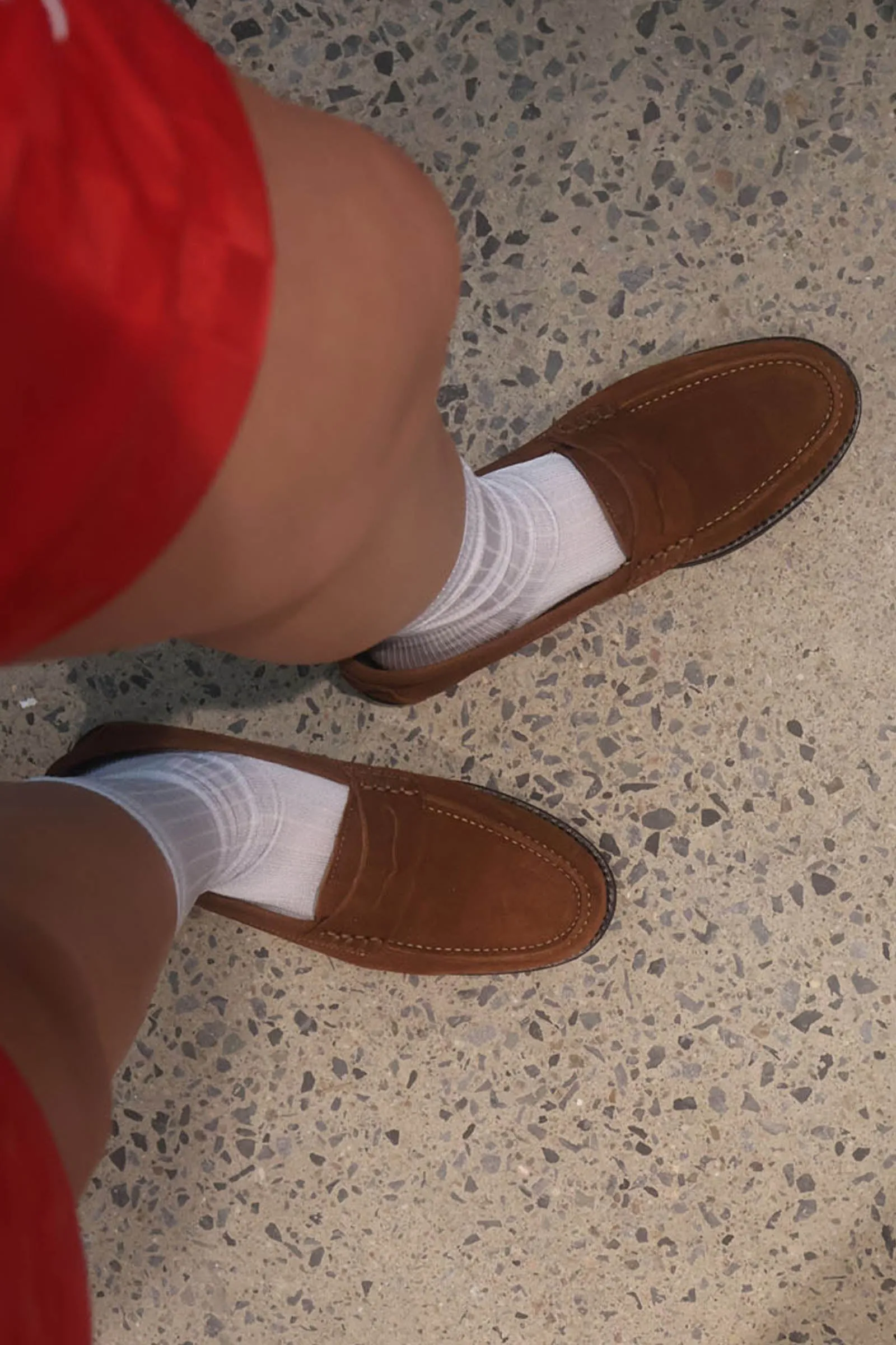 Napoli Tan Suede Loafer Retro Vibe