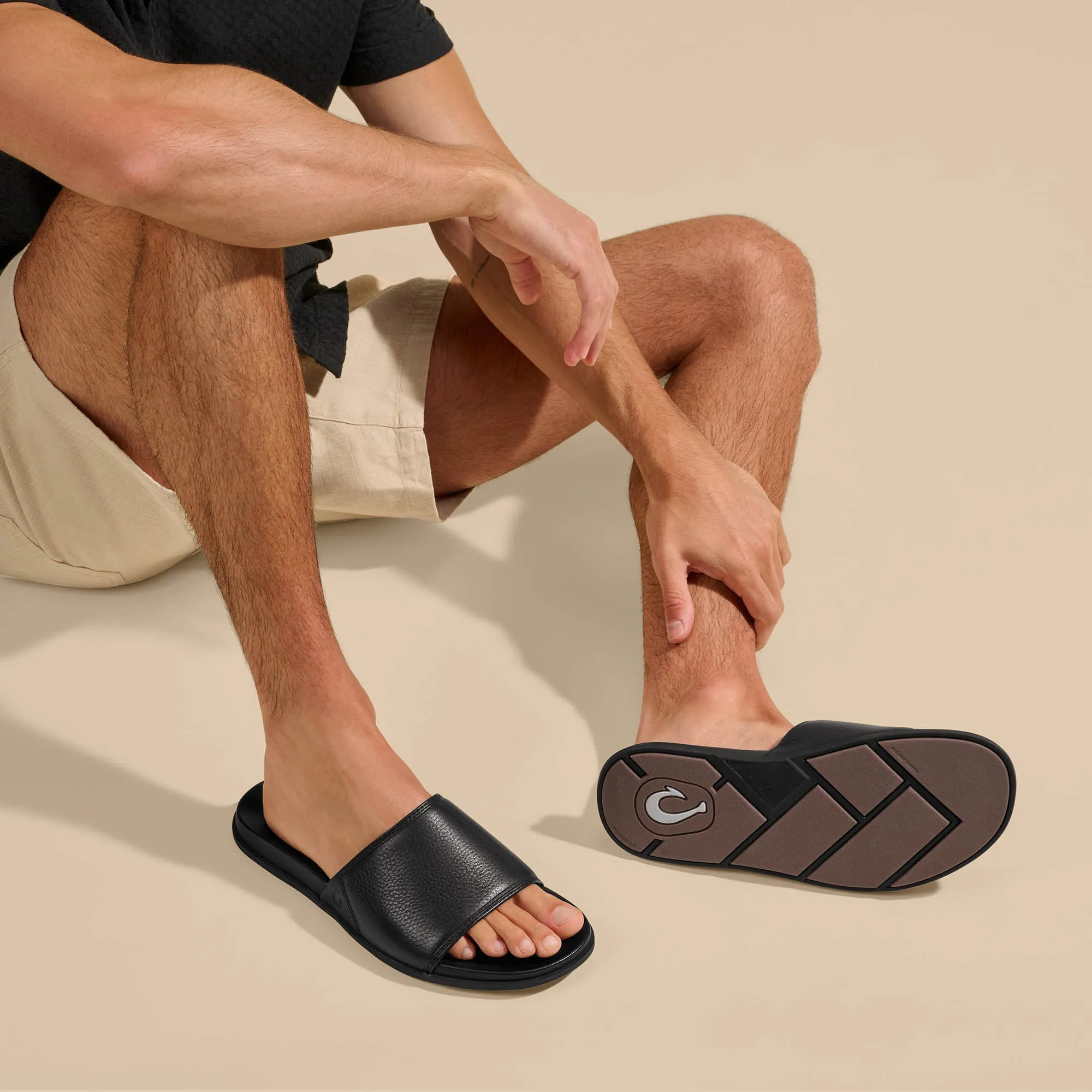 lali Slide - Black / Black Relax Comfort