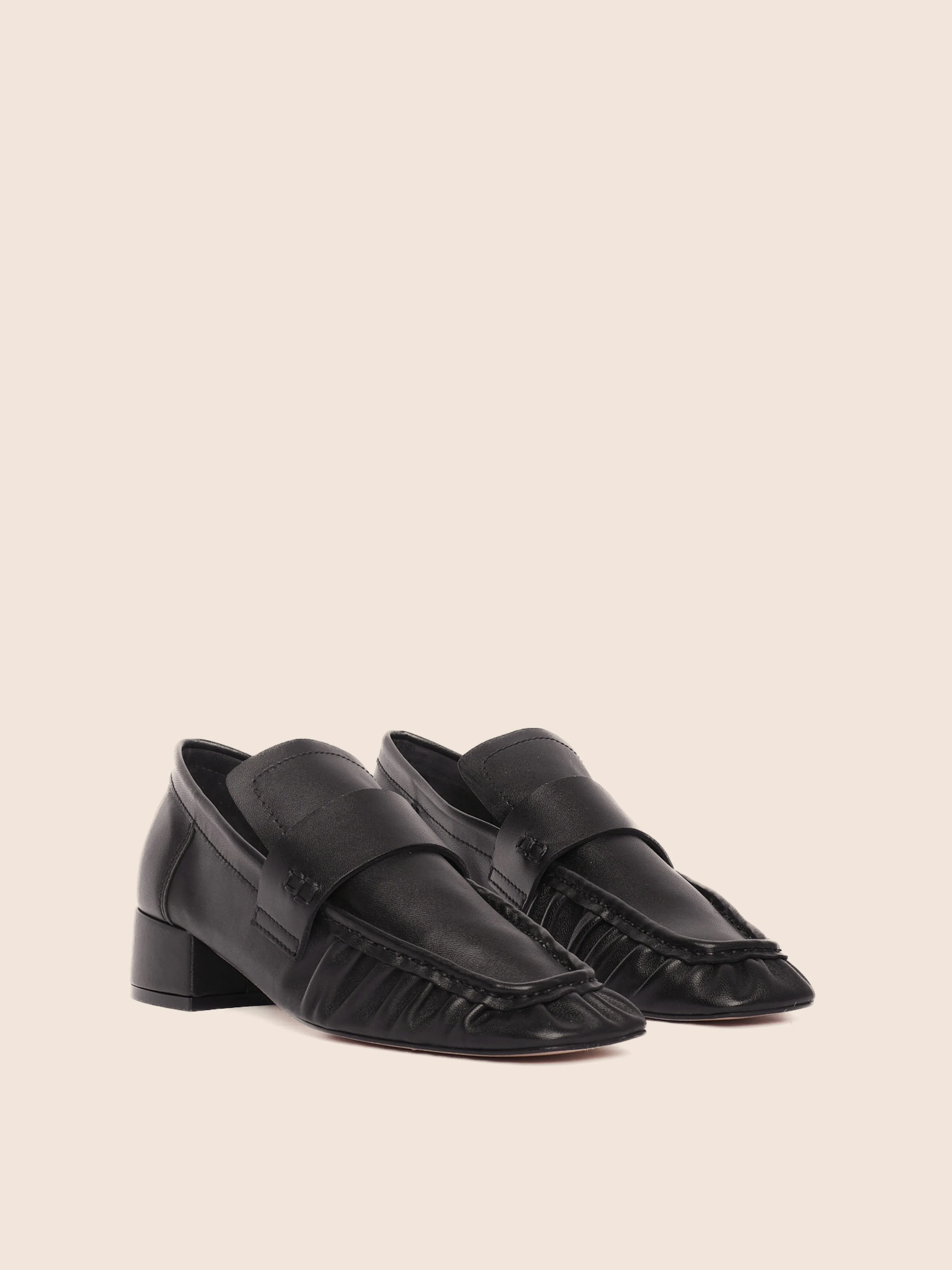 Navas Black Loafer Outfit Walk