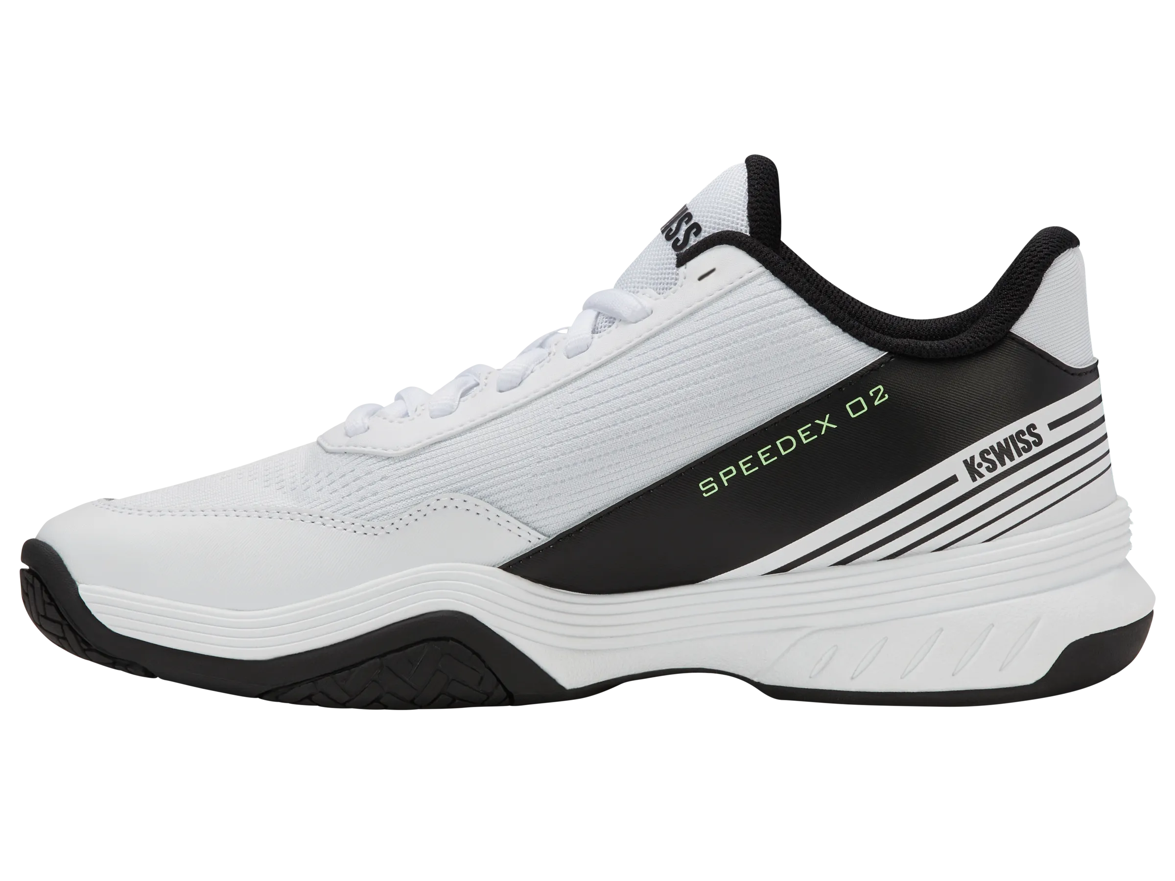 Anti Slip Flex grooves 09486-184-M | SPEEDEX 2 | WHITE/BLACK/SOFT NEON GREEN