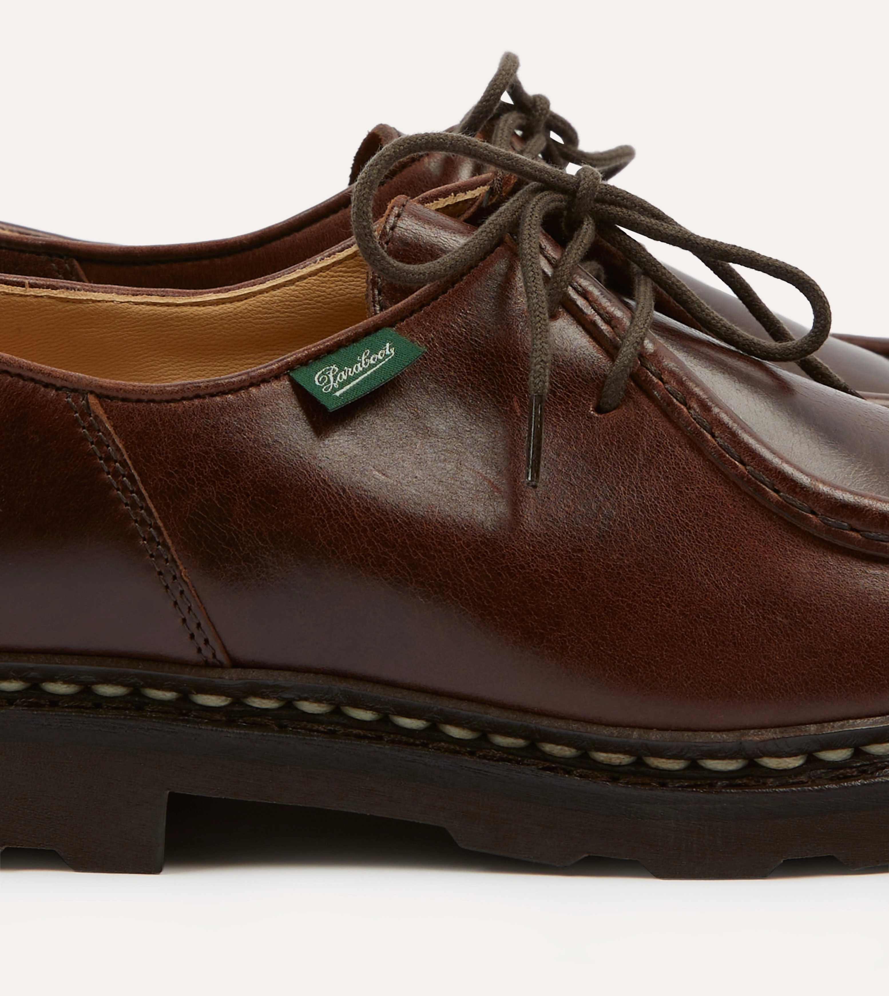 Paraboot Michael Brown Leather Derby Shoe Mountain Strong