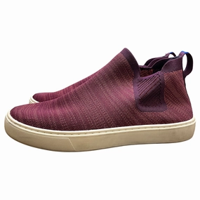 Flexible Torsion Shoes Sneakers By Rothys In Maroon, Size:9.5