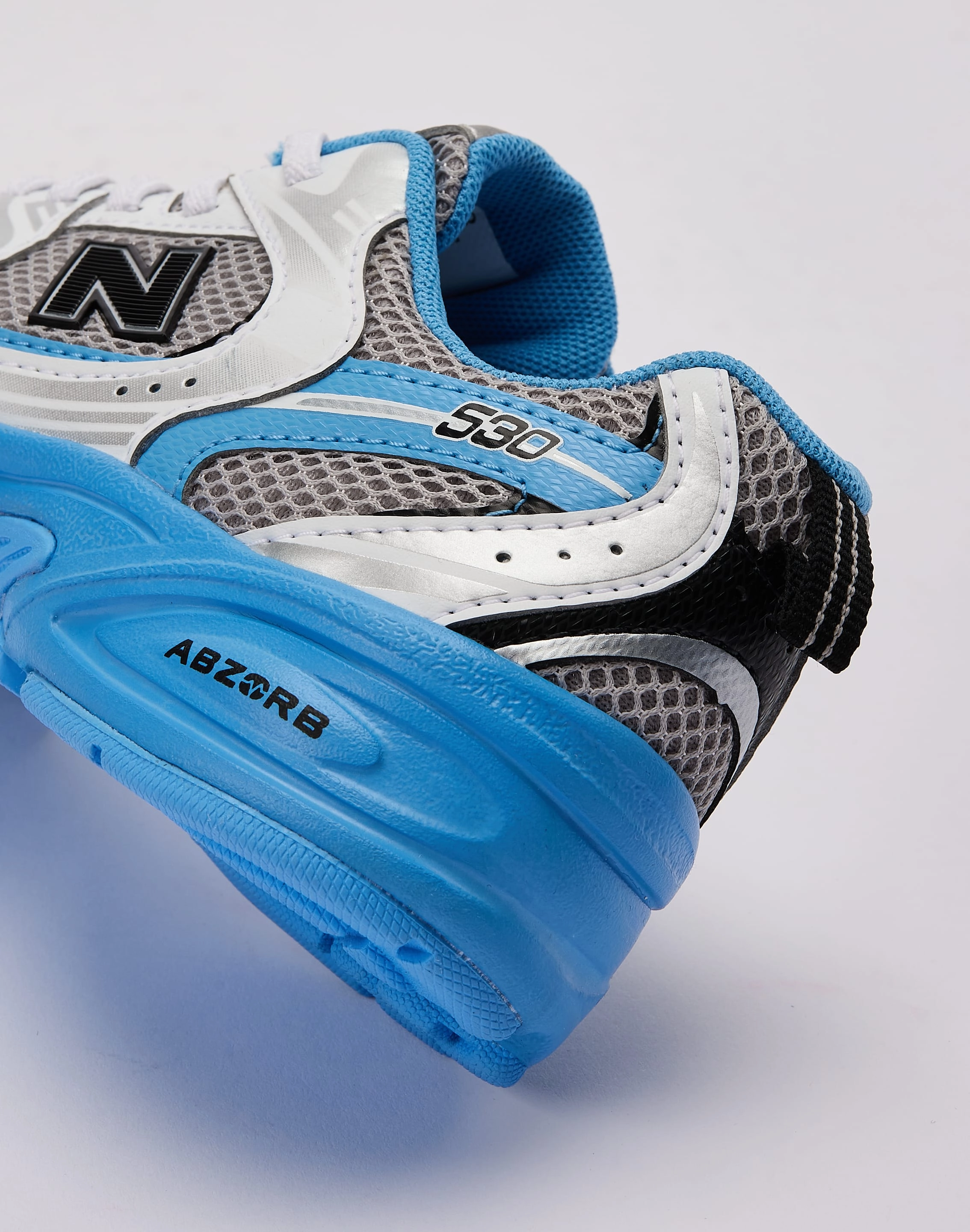 New Balance 530 'Silver Azure' Pre-School walkers wide - toe - box shoes