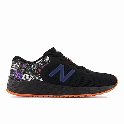 New Balance Children's Arishi V2 - Black/Orange Media Pop Chic Cool