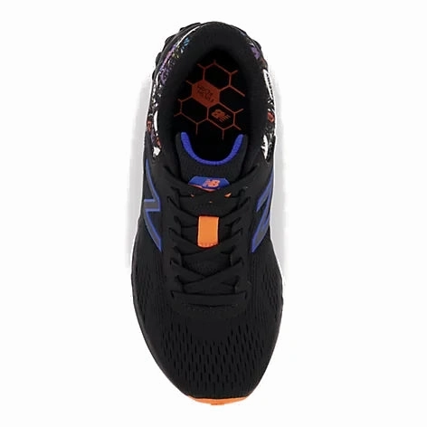 New Balance Children's Arishi V2 - Black/Orange Pearl Shine Style Base