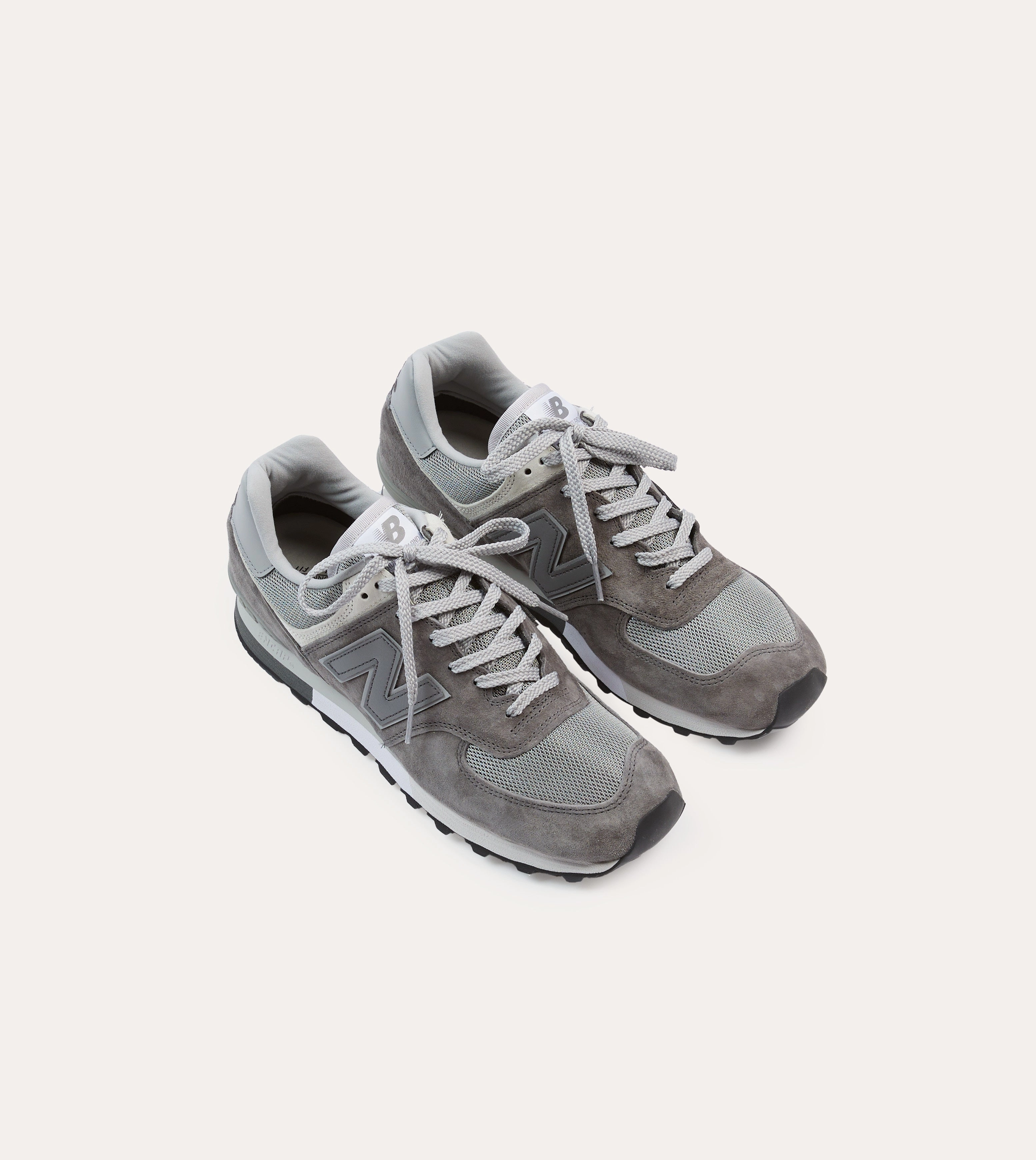 New Balance Dark Gull Grey MADE in UK 576 Trainers Quick Flow Cool Pop