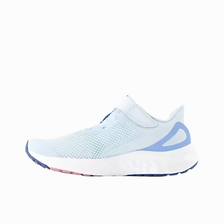 Quick Drying Casual Wear Classic Silhouette Design New Balance Girl's Fresh Foam Arishi v4 Lace with Top Strap Frosted Glass