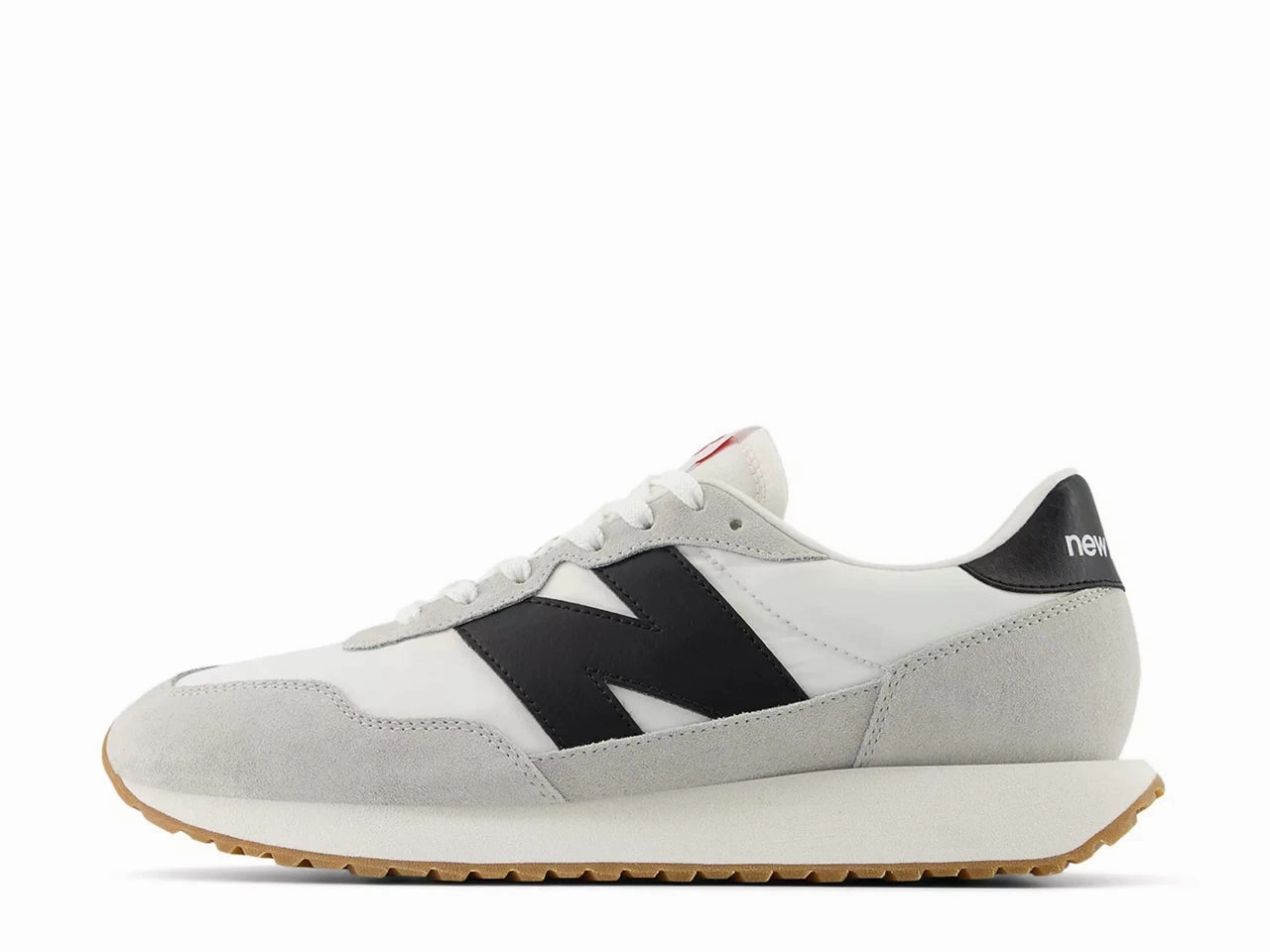 New Balance Men's 237 Sneaker - White Impact Dispersion System Court Grip