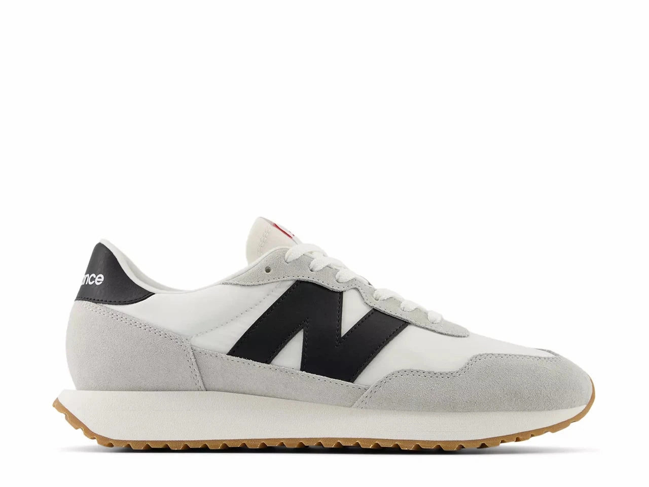 New Balance Men's 237 Sneaker - White zipper Comfort Upper