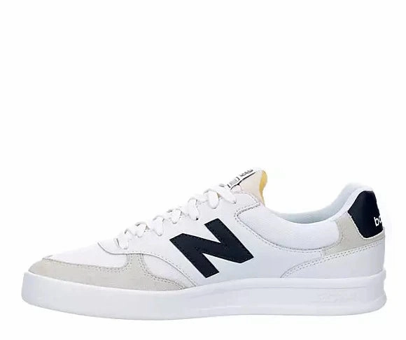 Wardrobe Base Adjustable Straps New Balance Men's CT300 V3 Court Sneaker - White