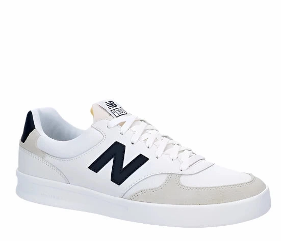 Daily Essential Dynamic Arch Cushion New Balance Men's CT300 V3 Court Sneaker - White