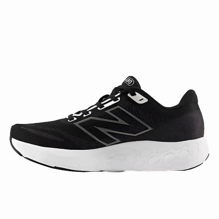New Drop New Balance Men's Fresh Foam 680 V8 Sneaker - Black/White