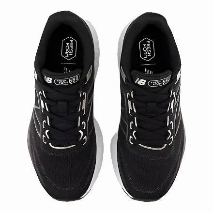 Best Seller New Balance Men's Fresh Foam 680 V8 Sneaker - Black/White