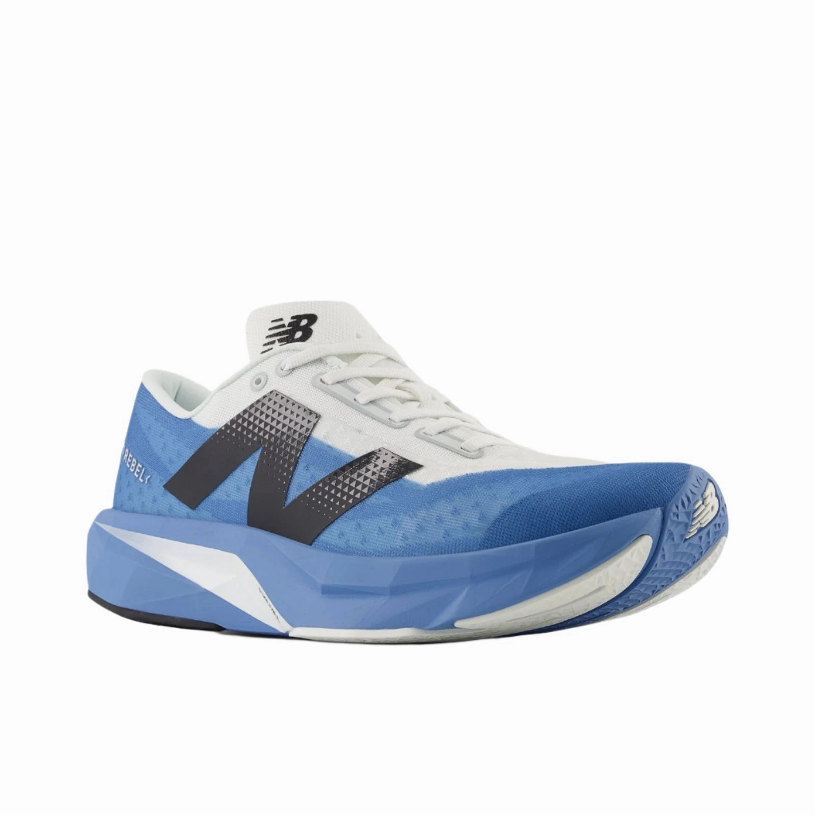 New Balance Men's Fuel Cell Rebel v4 Everyday Running Shoe - Blue Laguna Party Glow All Weather Everyday Users