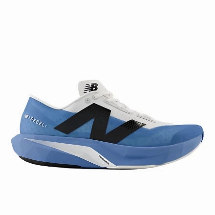 New Balance Men's Fuel Cell Rebel v4 Everyday Running Shoe - Blue Laguna Comfort Shank Cold Tone