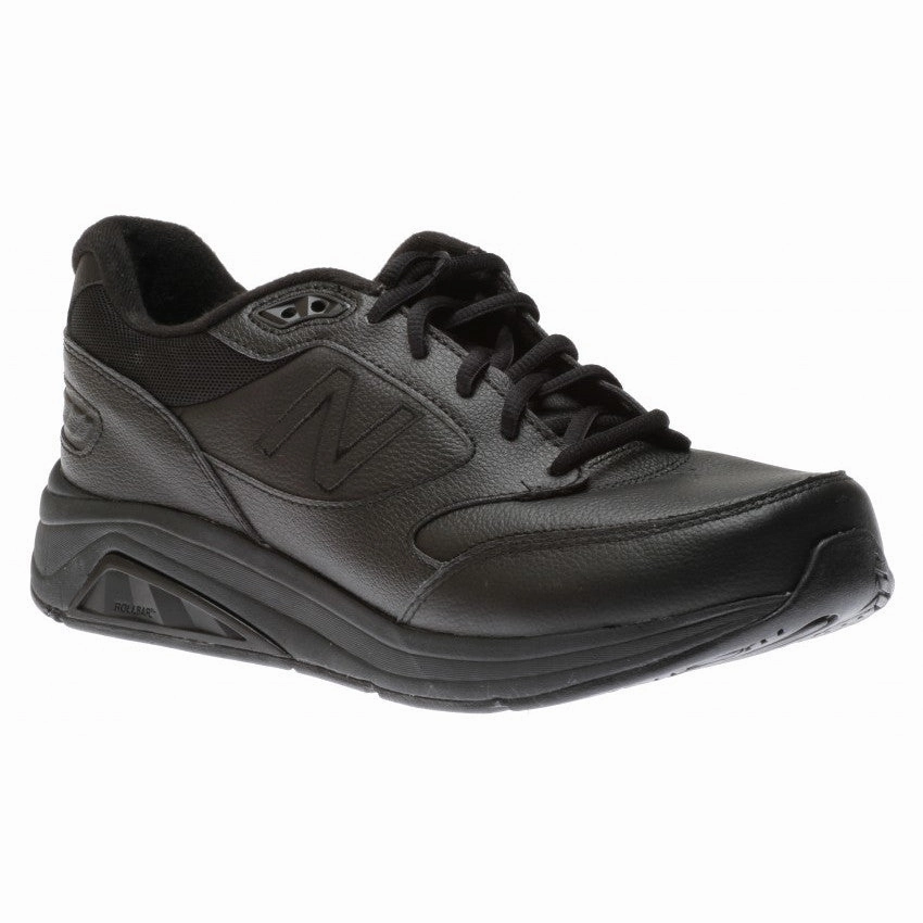 New Balance Men's MW928BK3 Walking Shoe - Black Cushioned Base Busy Professionals Cliff Edge