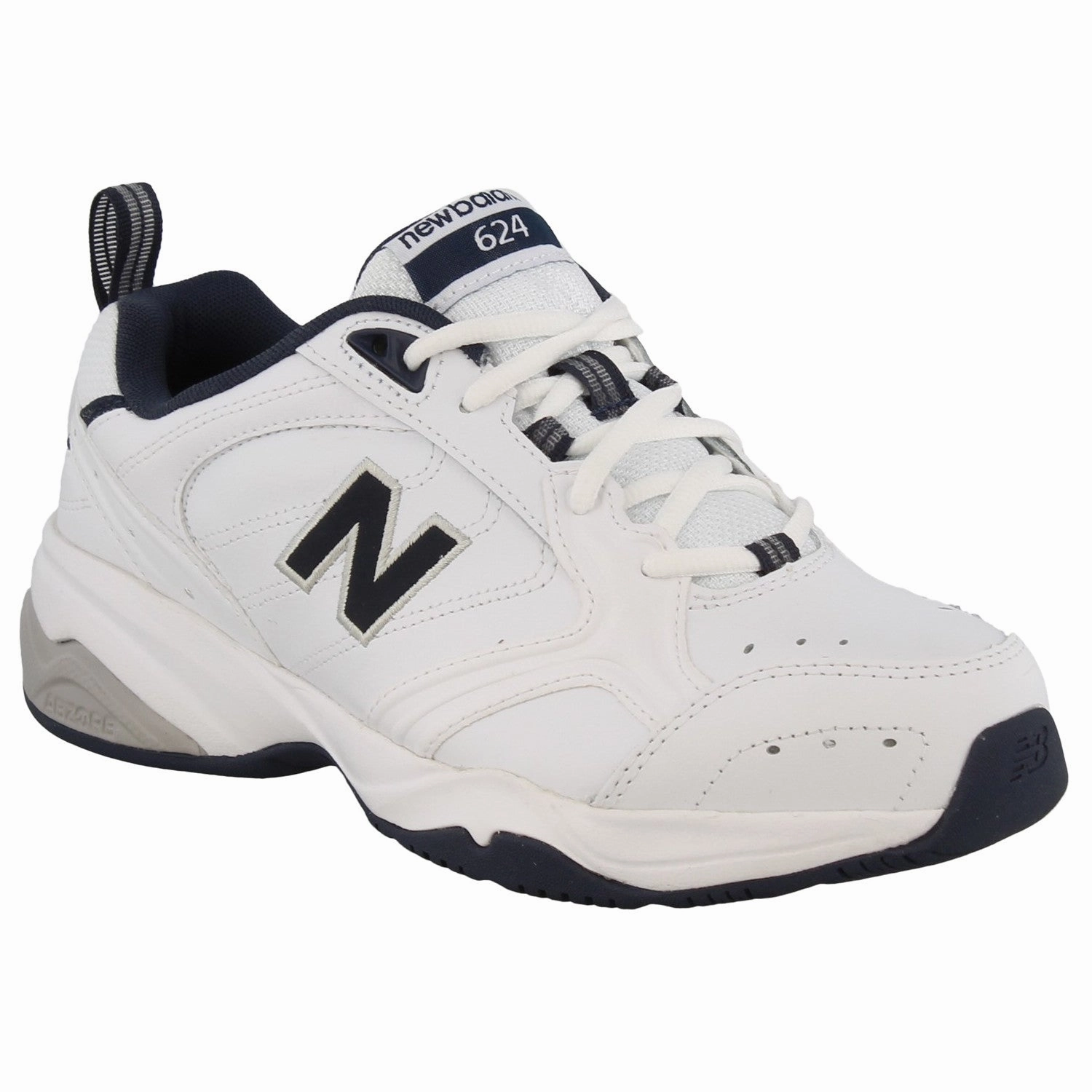 New Balance Men's MX624WN2 Cross Training Sneaker - White Flexible Design Adjustable Closure