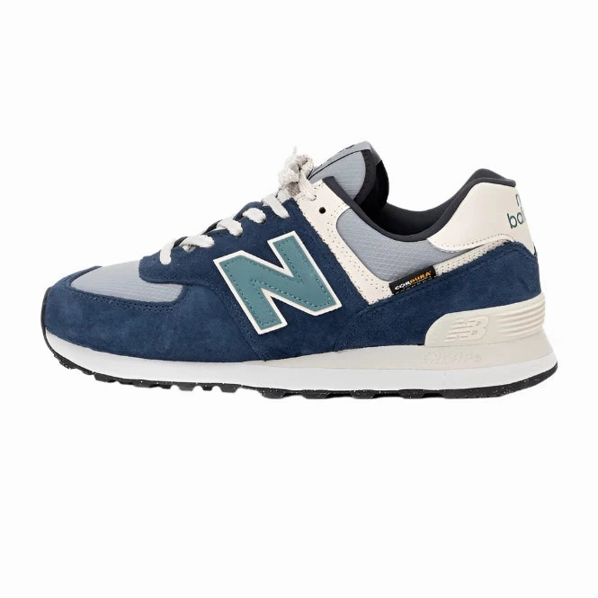 New Balance Unisex 574 Sneaker - Navy Lightweight Form Casual Wear
