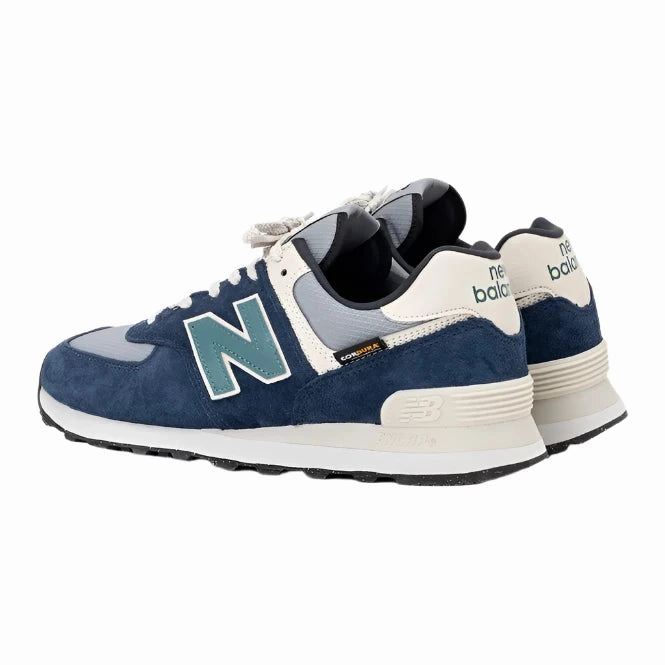Tech Knit New Balance Unisex 574 Sneaker - Navy