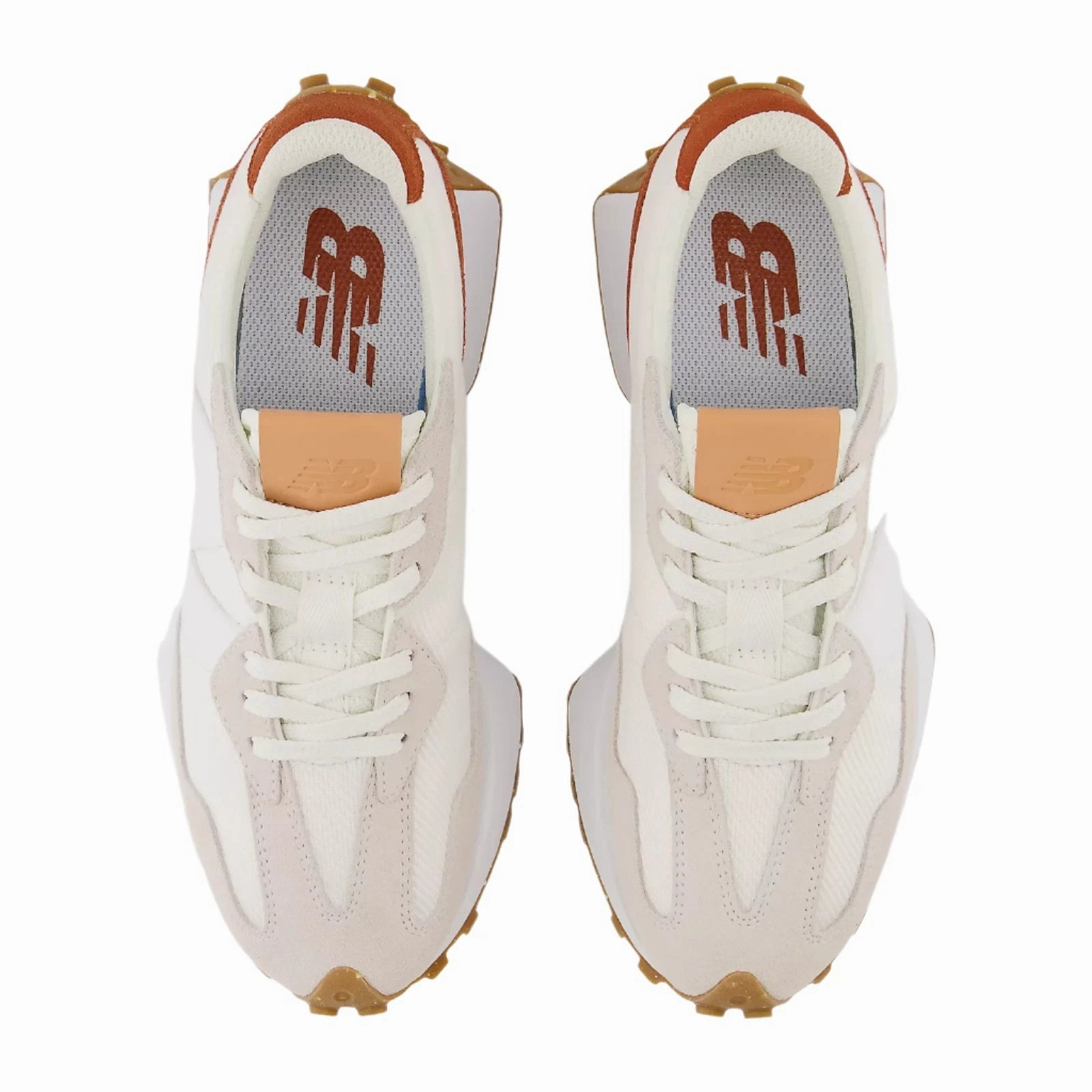 New Balance Women's 327 Retro Sneaker - Sea Salt/Rust Oxide Active Energy Returning Foam