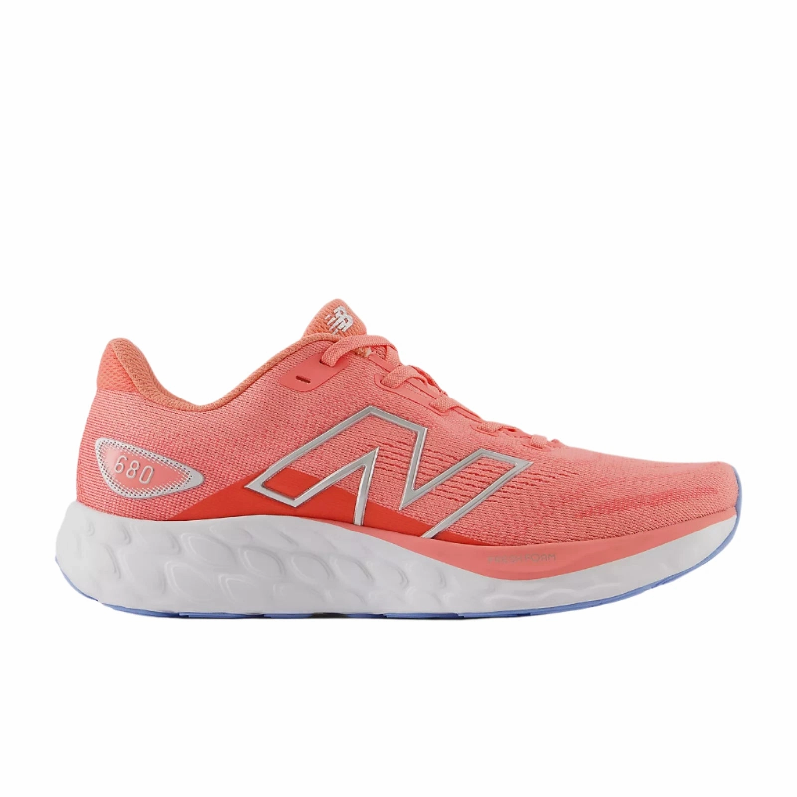 Boat Walk Stable Step New Balance Women's Fresh Foam 680 v8 Running Shoe - Sunfade Red