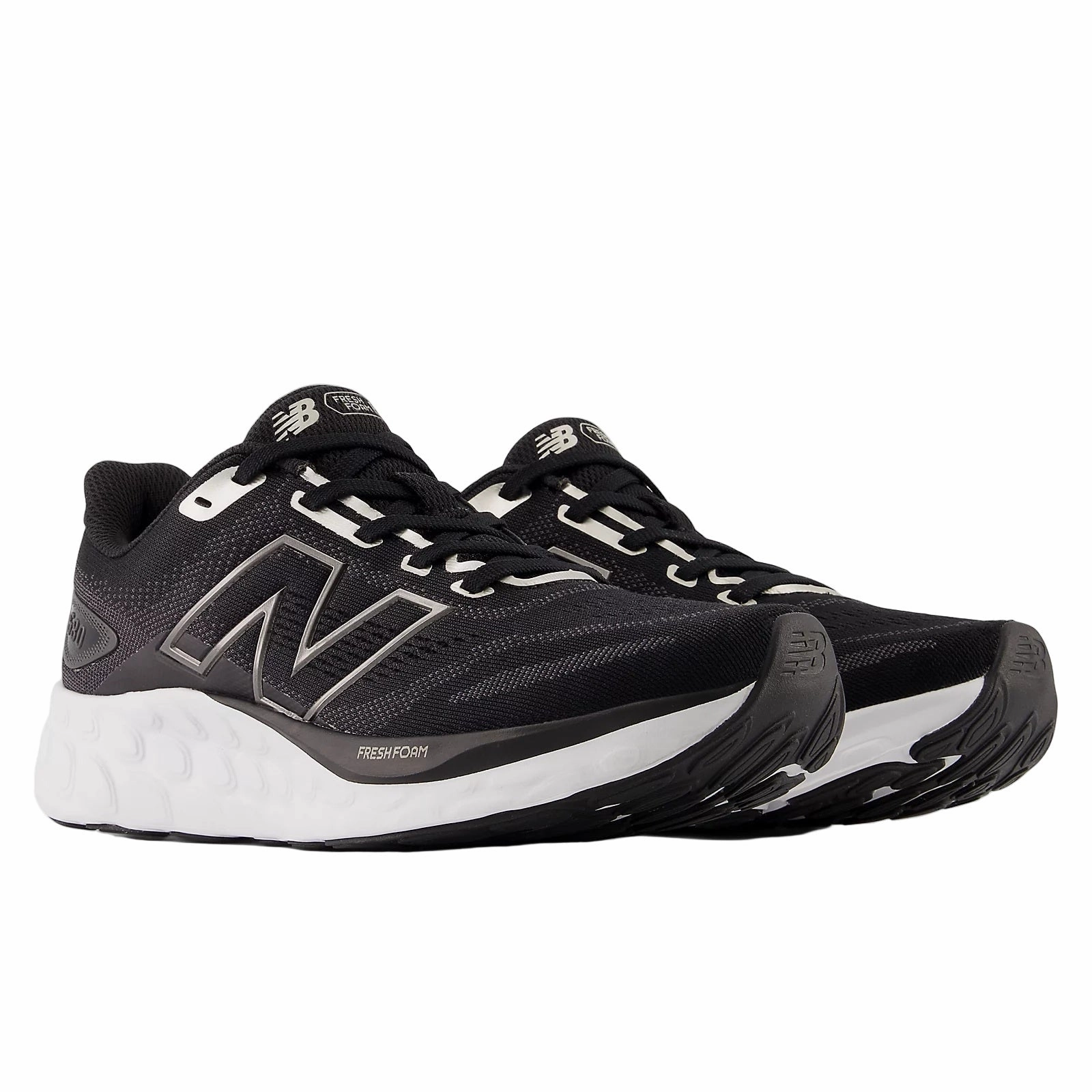 Comfort Platform New Balance Women's Fresh Foam 680 V8 Running Shoes - Black