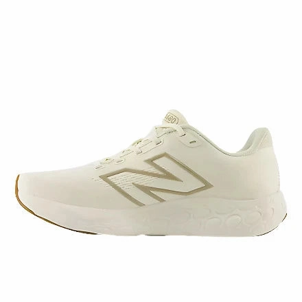 New Balance Women's Fresh Foam 680V8 Sneaker - Angora Fashionable Waterproof Daily Walk