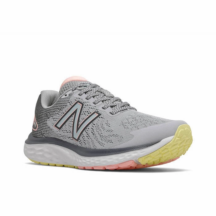 Leg Slim New Balance Women's W680LG7 Running Shoe - Silver Mink