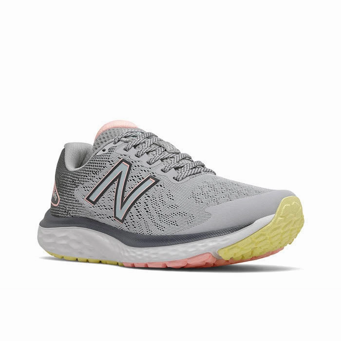 Waterproof Traction Harbor Mood New Balance Women's W680LG7 Running Shoe - Silver Mink