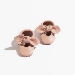 Newborn Blush Knotted Bow Baby Shoe Kids' winter shoes