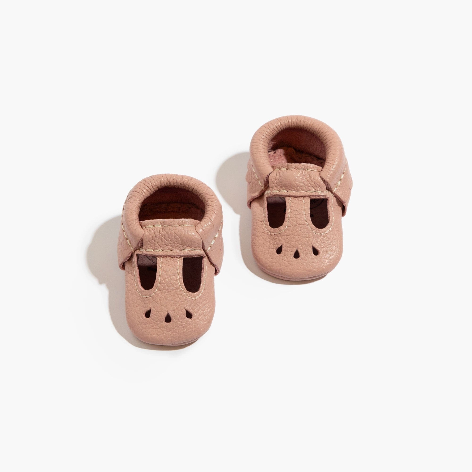Reinforced heel Newborn Blush Mary Jane Baby Shoe