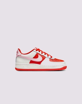 Running - specific kids' shoes Nike Air Force 1 Grade School Girls' "Summit White/Pink Foam/Lt Crimson"