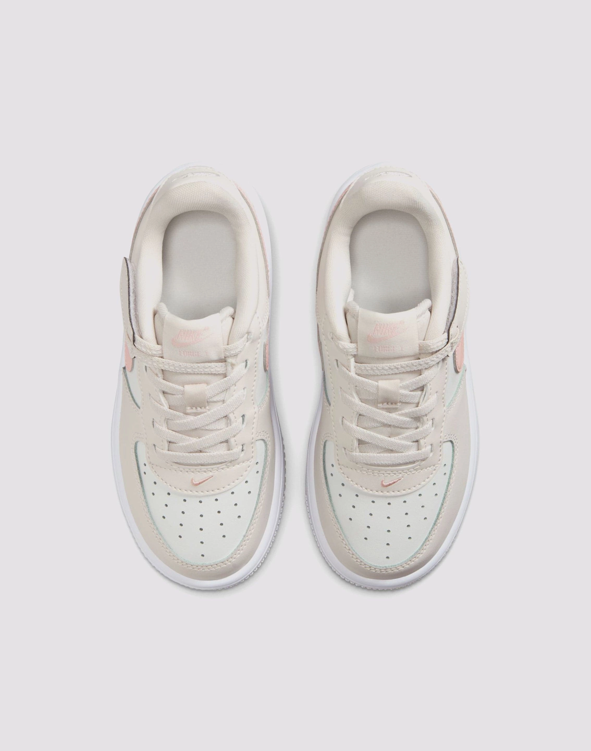 Nike Air Force 1 Low EasyOn Toddler Girls'&nbsp;"Phantom/Echo Pink/Summit White"&nbsp;Shoe MemoryFoamLayer DoubleStitchedSeam