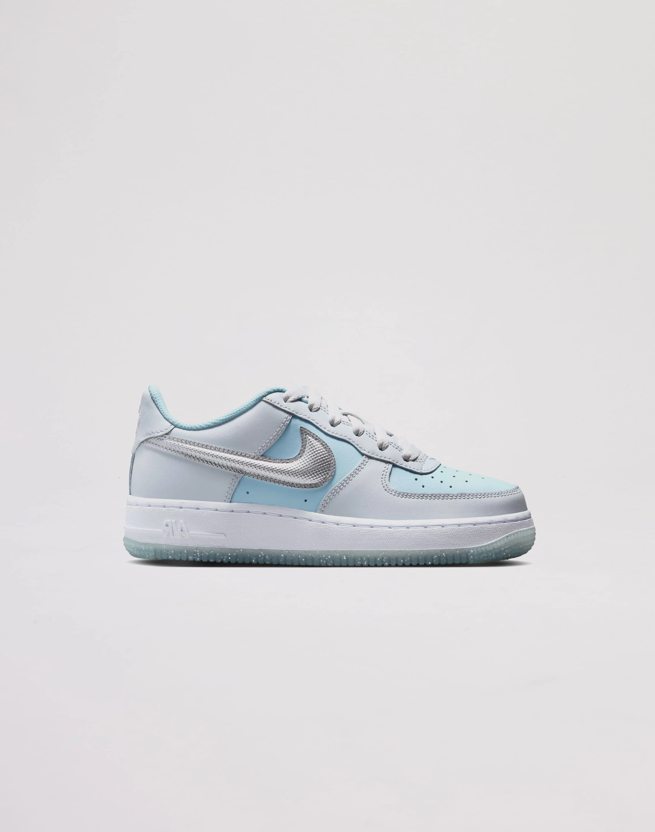 Nike Air Force 1 Preschool Girls' "Pure Platinum/Mtlc Silver" Cute kids' outfits