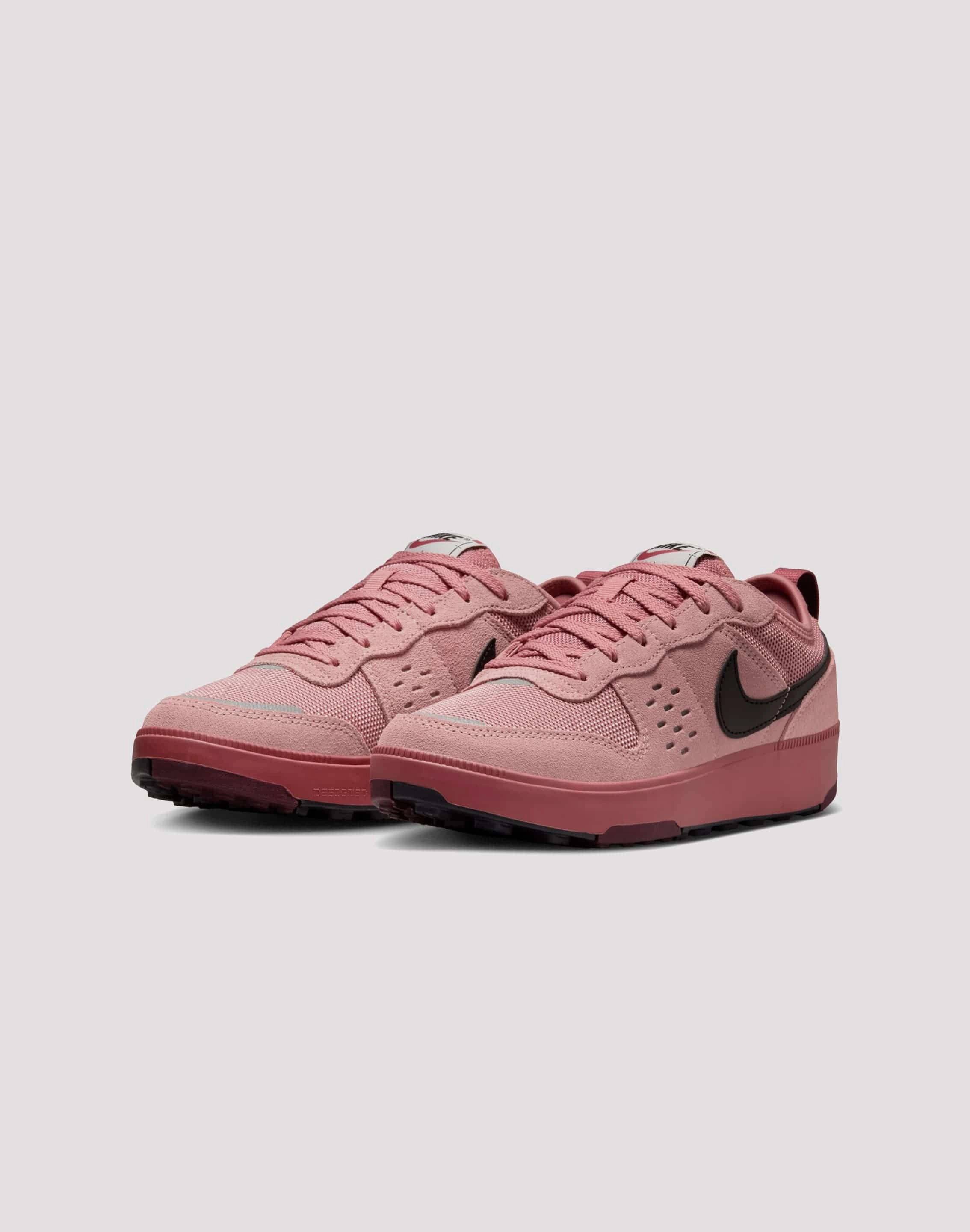 Vented Design Sturdy Heel Support Nike C1TY Grade School Girls' "Red Stardust/Black/Canyon Rust"