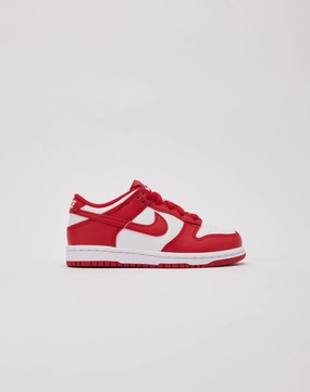 Reinforced toe cap Breathable Airflow System Nike  Dunk Low Pre-School