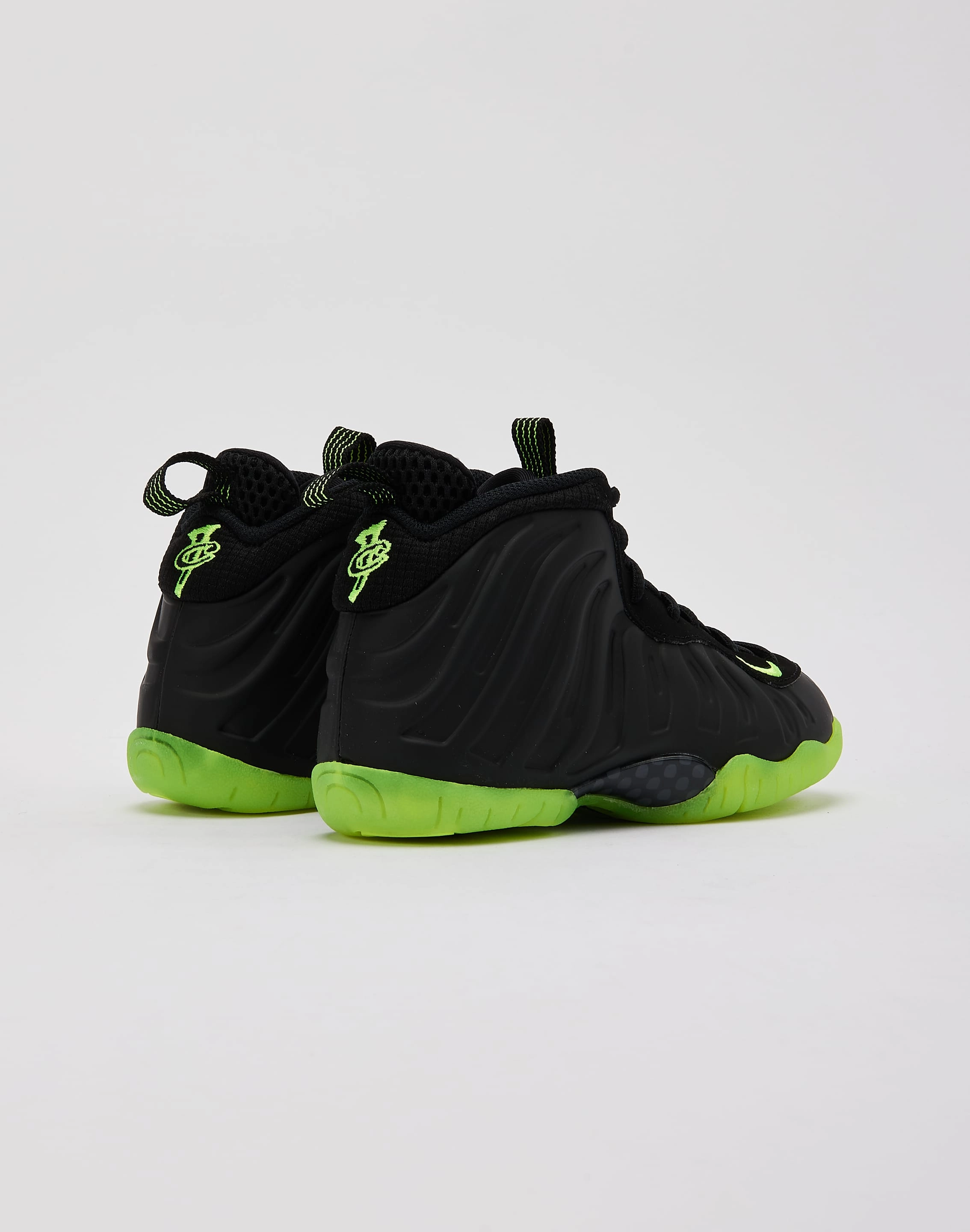 Shock Resistance Nike Little Posite One 'Black Volt' Pre-School