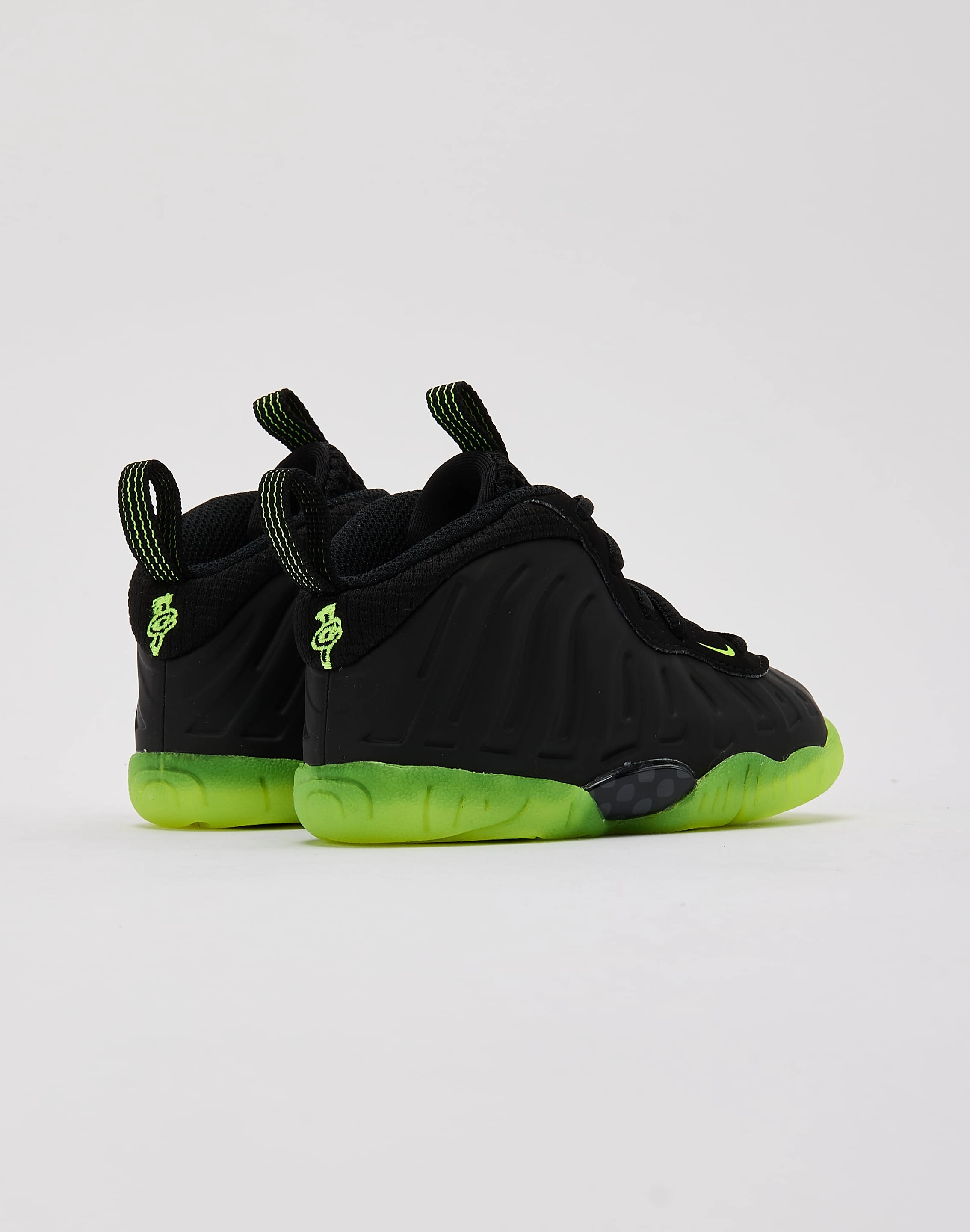 Nike Little Posite One 'Black Volt' Toddler Primary - school - sized shoes Flexible Outsole