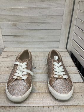 Durable Zone Fresh Pair Shoes Sneakers By Michael Kors In Rose Gold, Size: 5