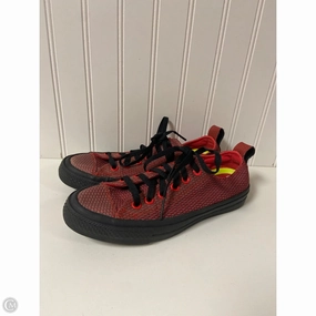 Resilient Sole smooth zipper Shoes Sneakers By Converse In Black & Red, Size: 7.5