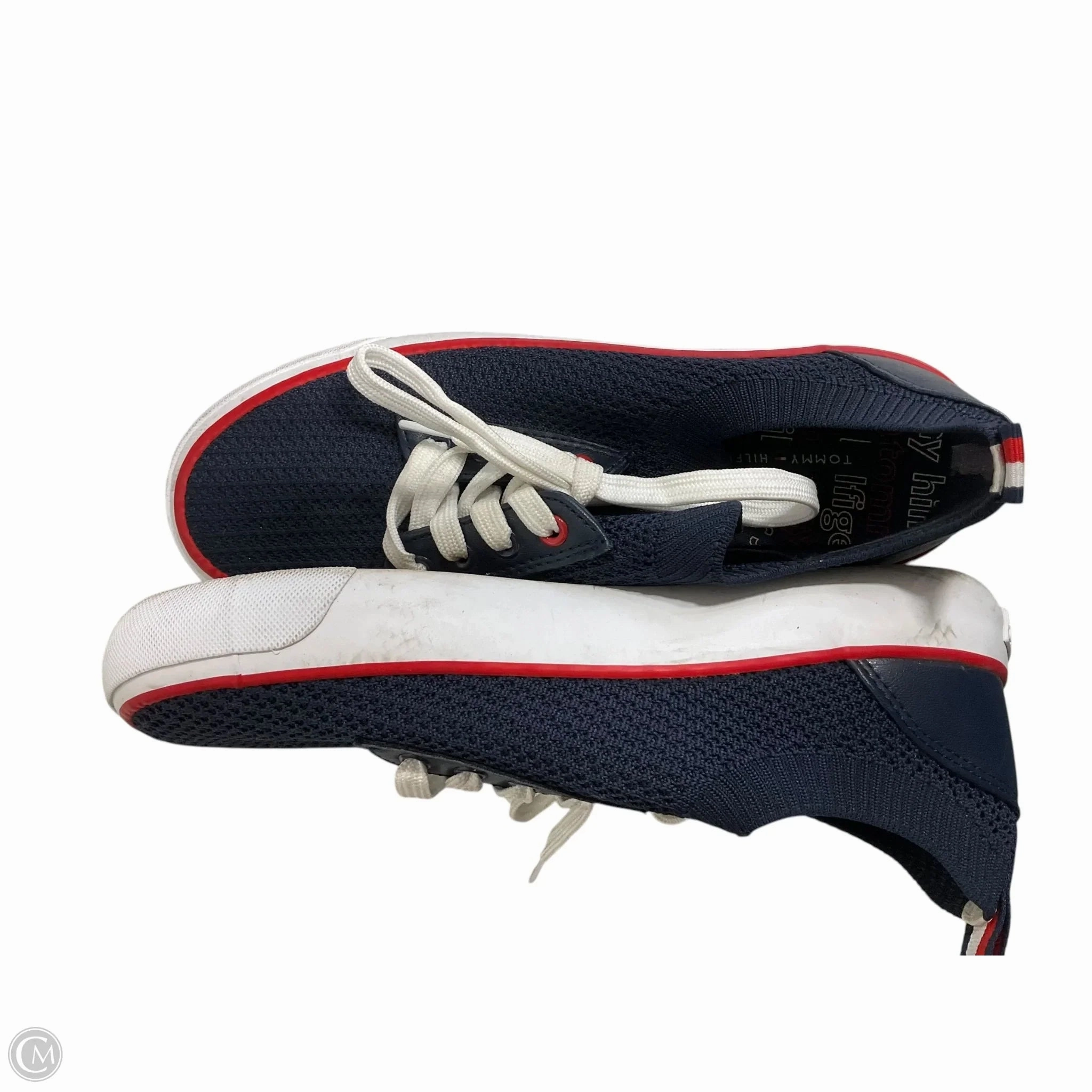 HeelSupport SlipOn Shoes Sneakers By Tommy Hilfiger In Navy, Size: 7