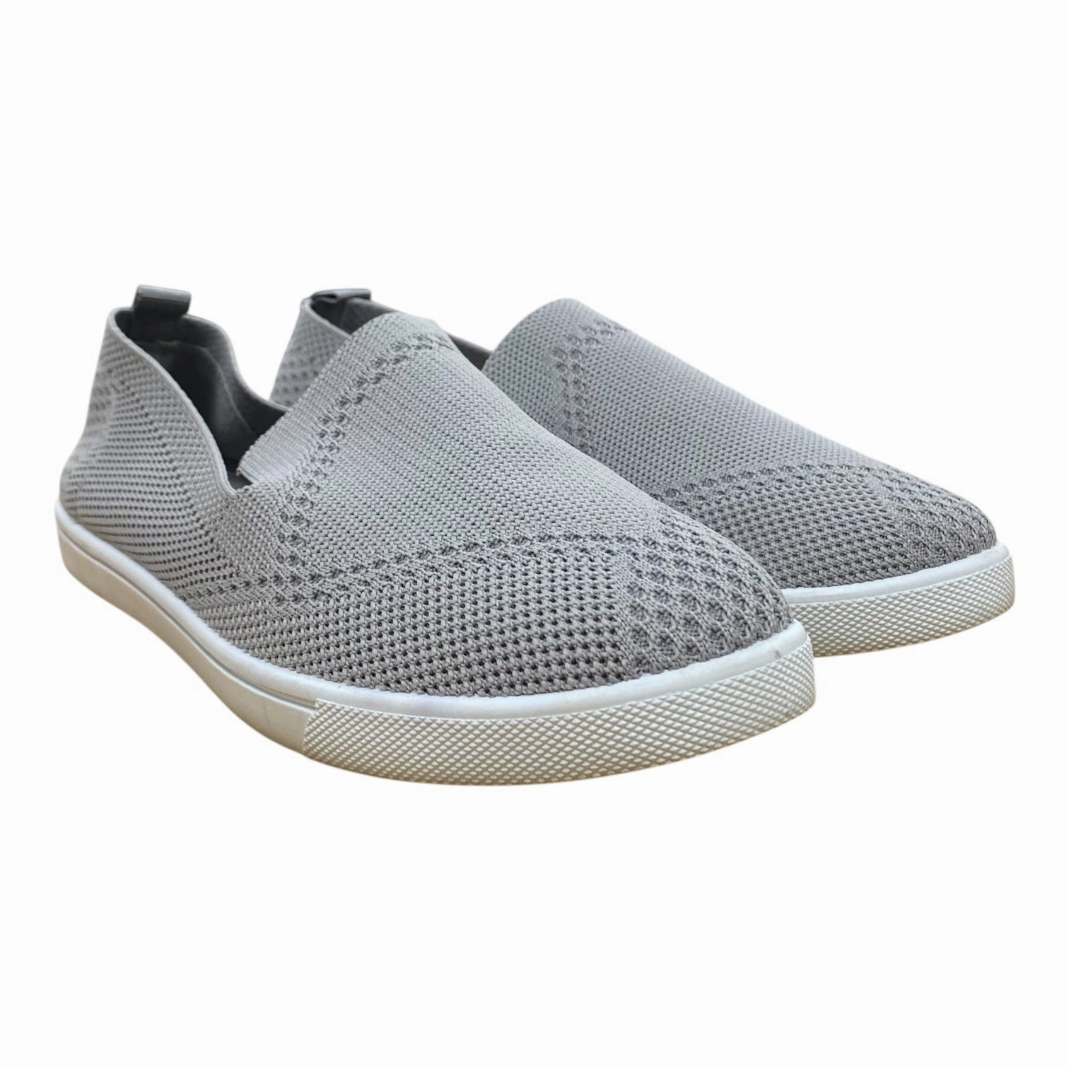 Waffle Outsole Cushioned look Shoes Sneakers By Mia In Grey, Size:7.5