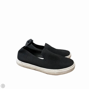 Shoes Sneakers By Lane Bryant In Black & White, Size: 8 Microperforation Detail