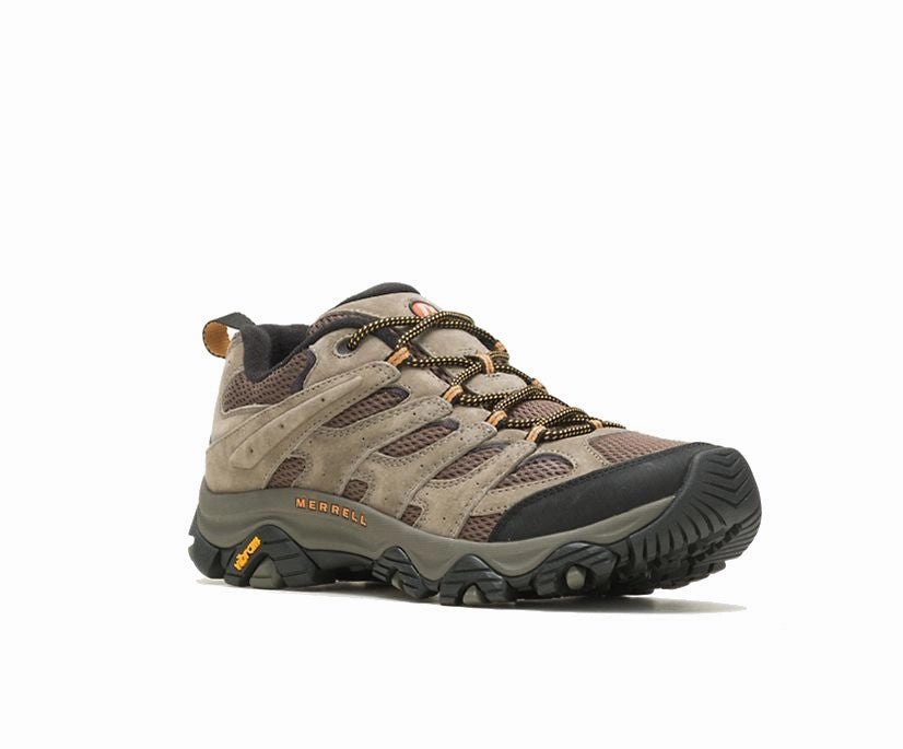 Merrell Men's Moab 3 Ventilator - Walnut (Available in Medium and Wide) Anti Slip Zero Drop Platform
