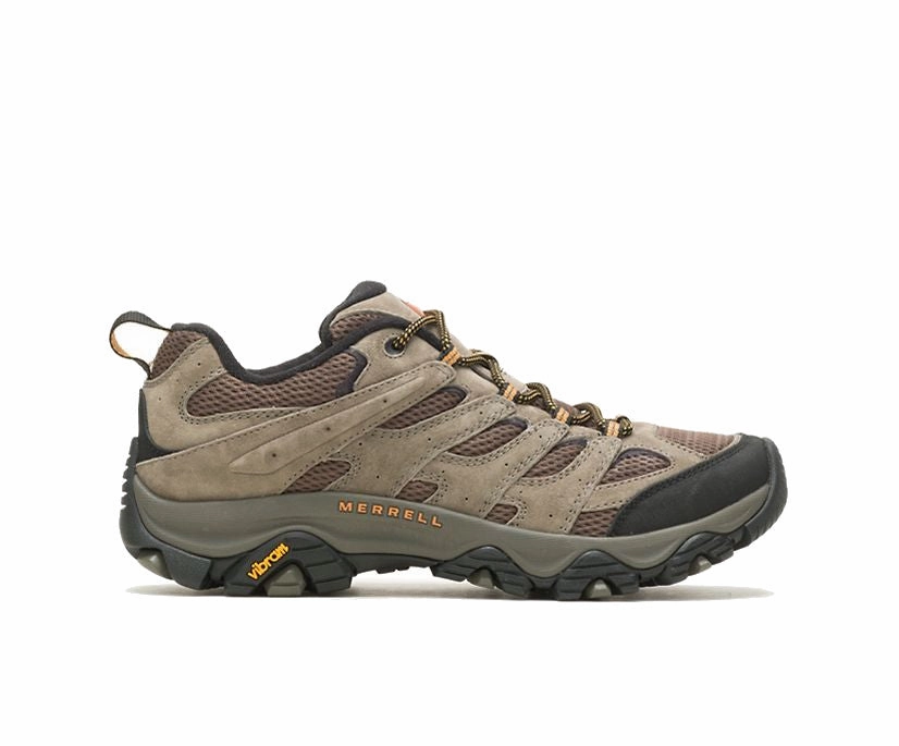 Merrell Men's Moab 3 Ventilator - Walnut (Available in Medium and Wide) Soft Collar Lining