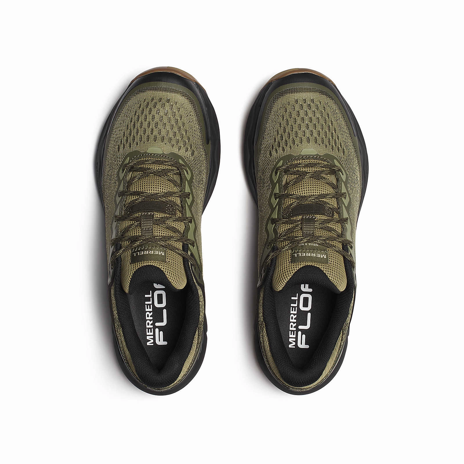 Merrell Men's Waterproof Nova 4 Hiking Boots - Drab Olive Skin Soft